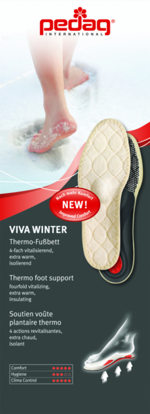 Pedag Viva Winter anatomische Thermoeinlagen