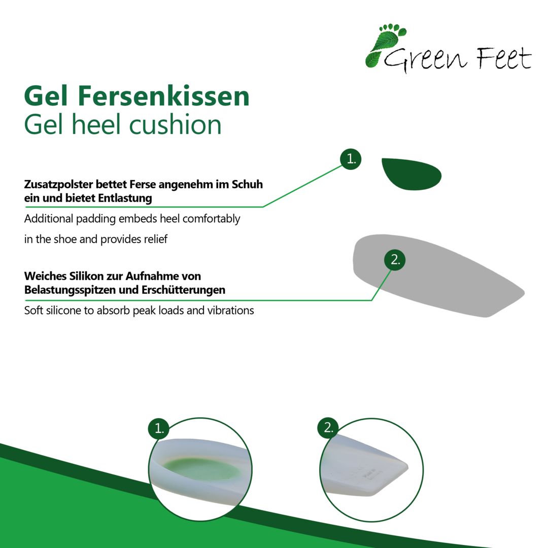 GreenFeet Gel-Fersenkissen